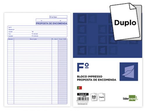 Bloco encomendas duplicado 215x315 mm , Liderpapel , 28928 , 8423473289284